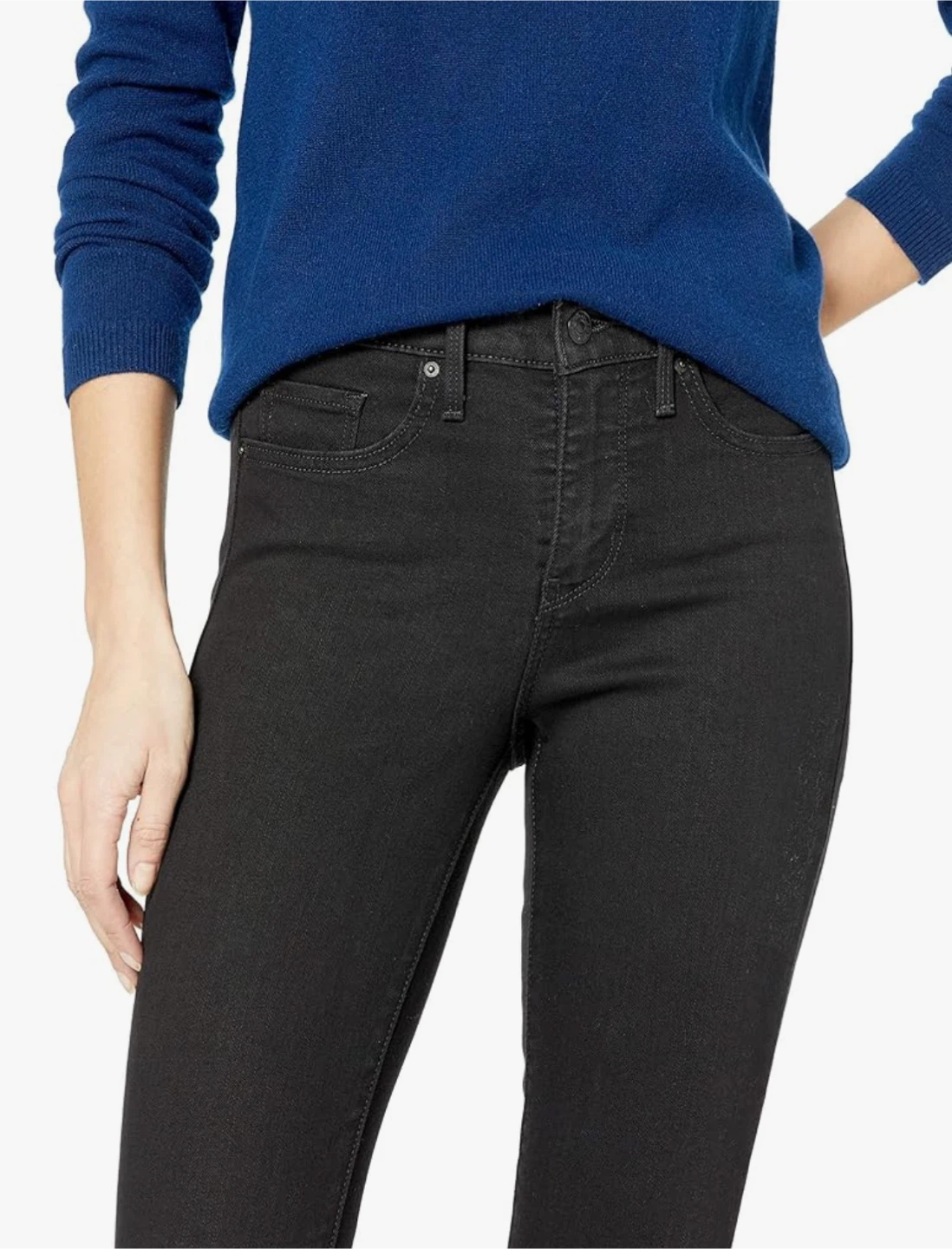 Levi's Women's 311 Shaping Skinny Jeans Black Size 33 L28 - photo 5