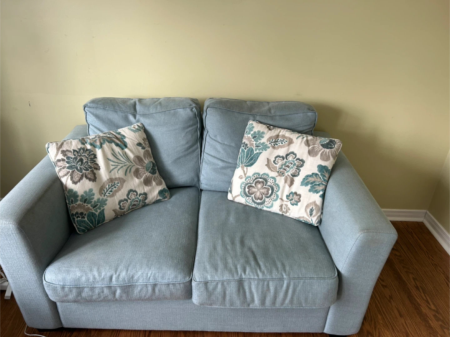 2 Light Blue Sofas - photo 2