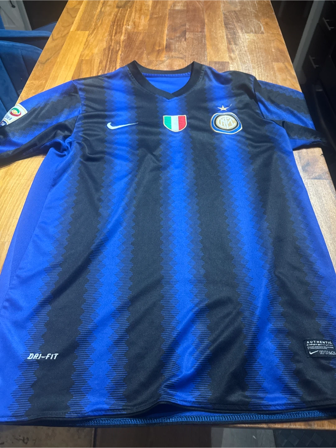 Nike Inter Milan Football Jersey with Player Name & Number