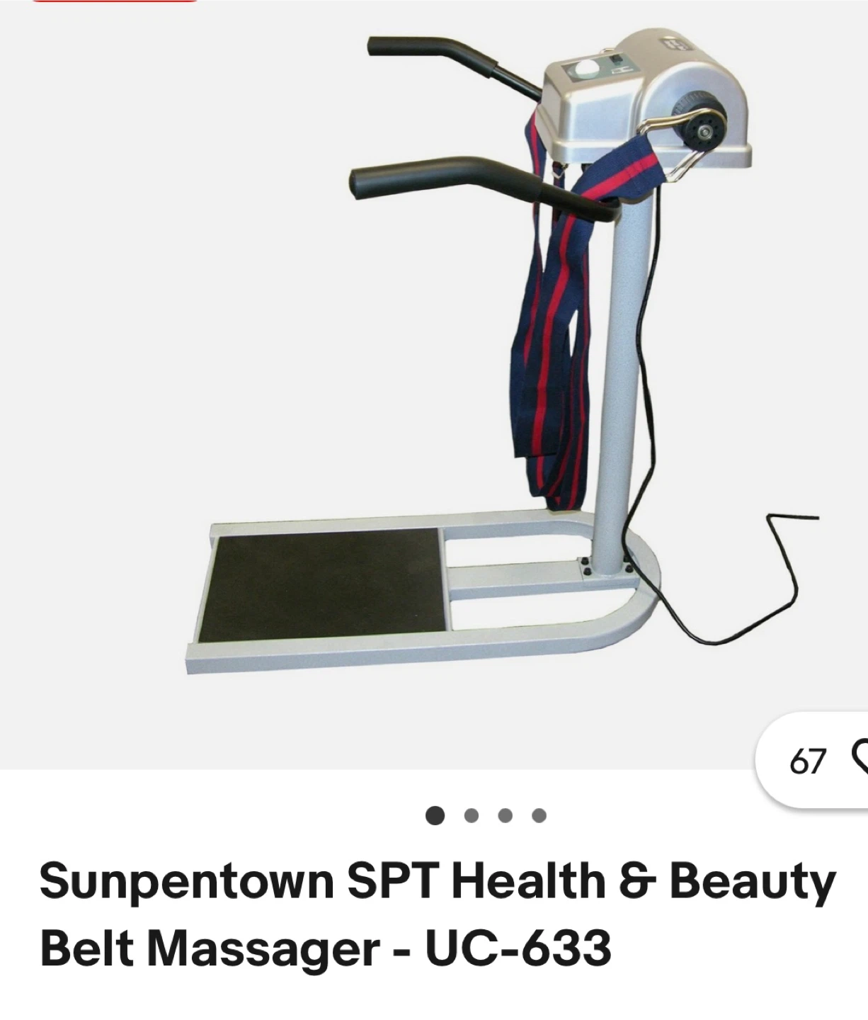 Sunpentown Beauty Belt Massager UC-633