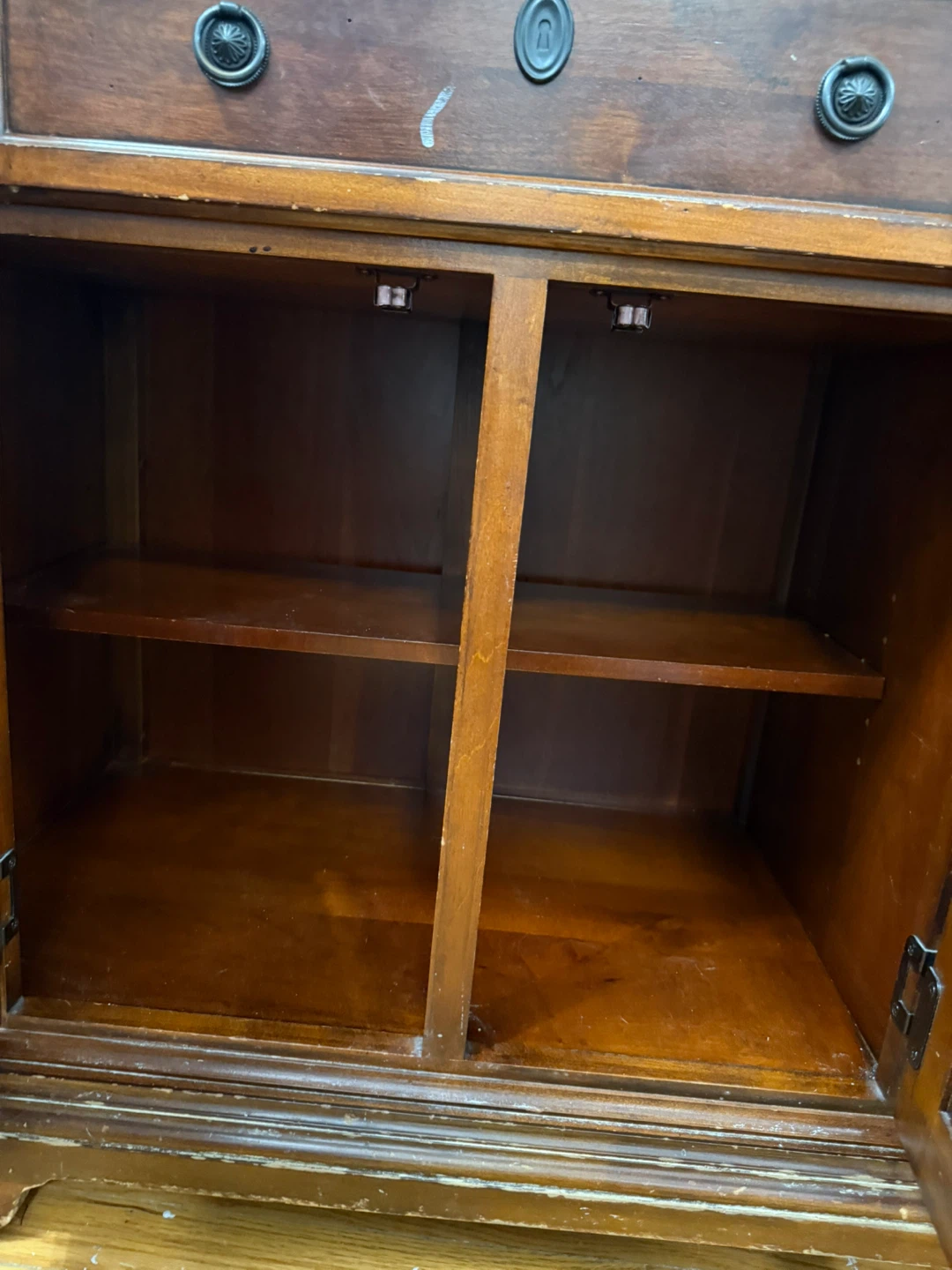 Solid Wood China Cabinet with Glass Doors - photo 4