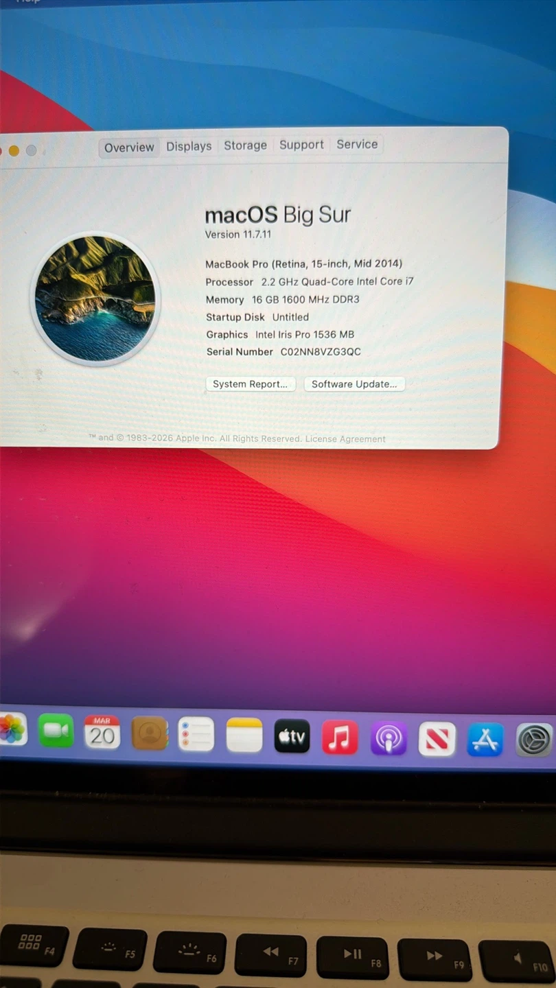 Apple MacBook Pro 15-inch Mid 2014 Laptop - photo 5