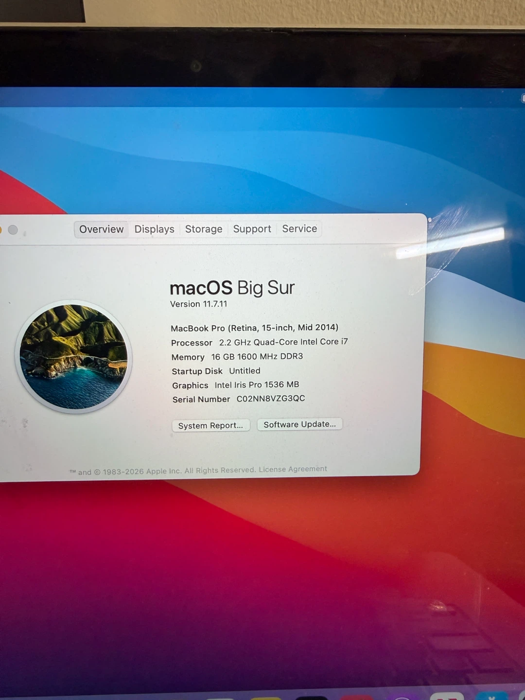 Apple MacBook Pro 15-inch Mid 2014 Laptop - photo 3