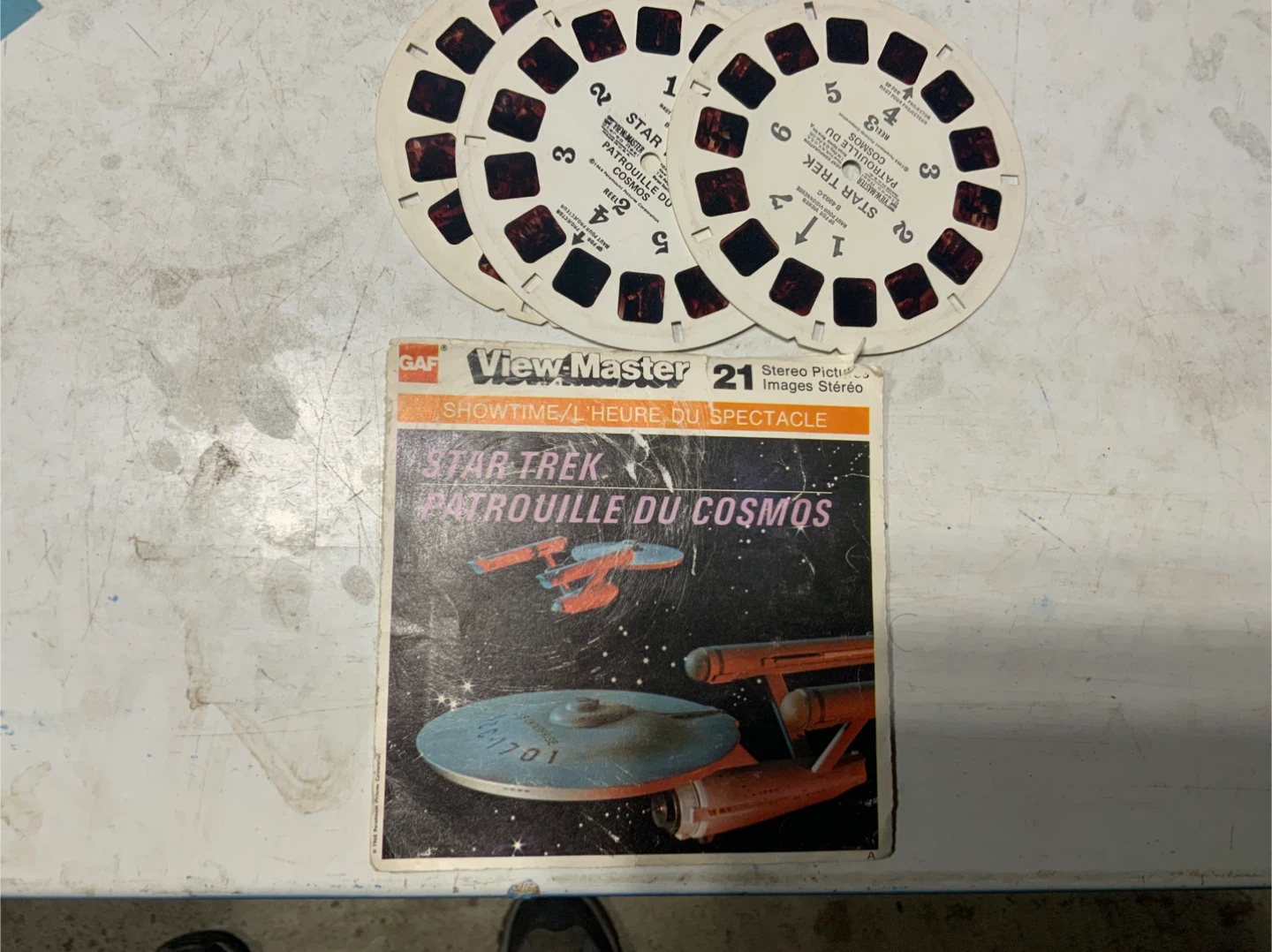View-Master Star Trek Patrouille du Cosmos Stereo Reels