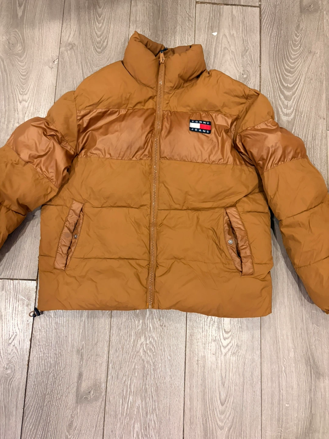 Tommy Jeans Puffer Jacket - Brown - Size M