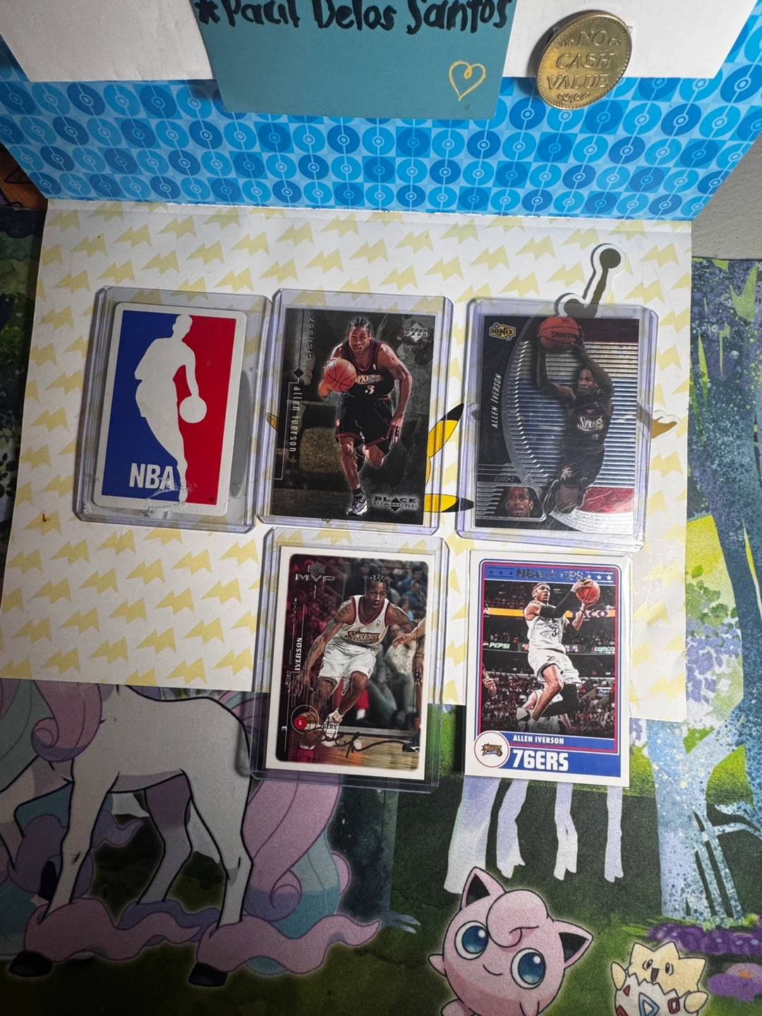 Collection of Allen Iverson Basketball Cards - photo 2