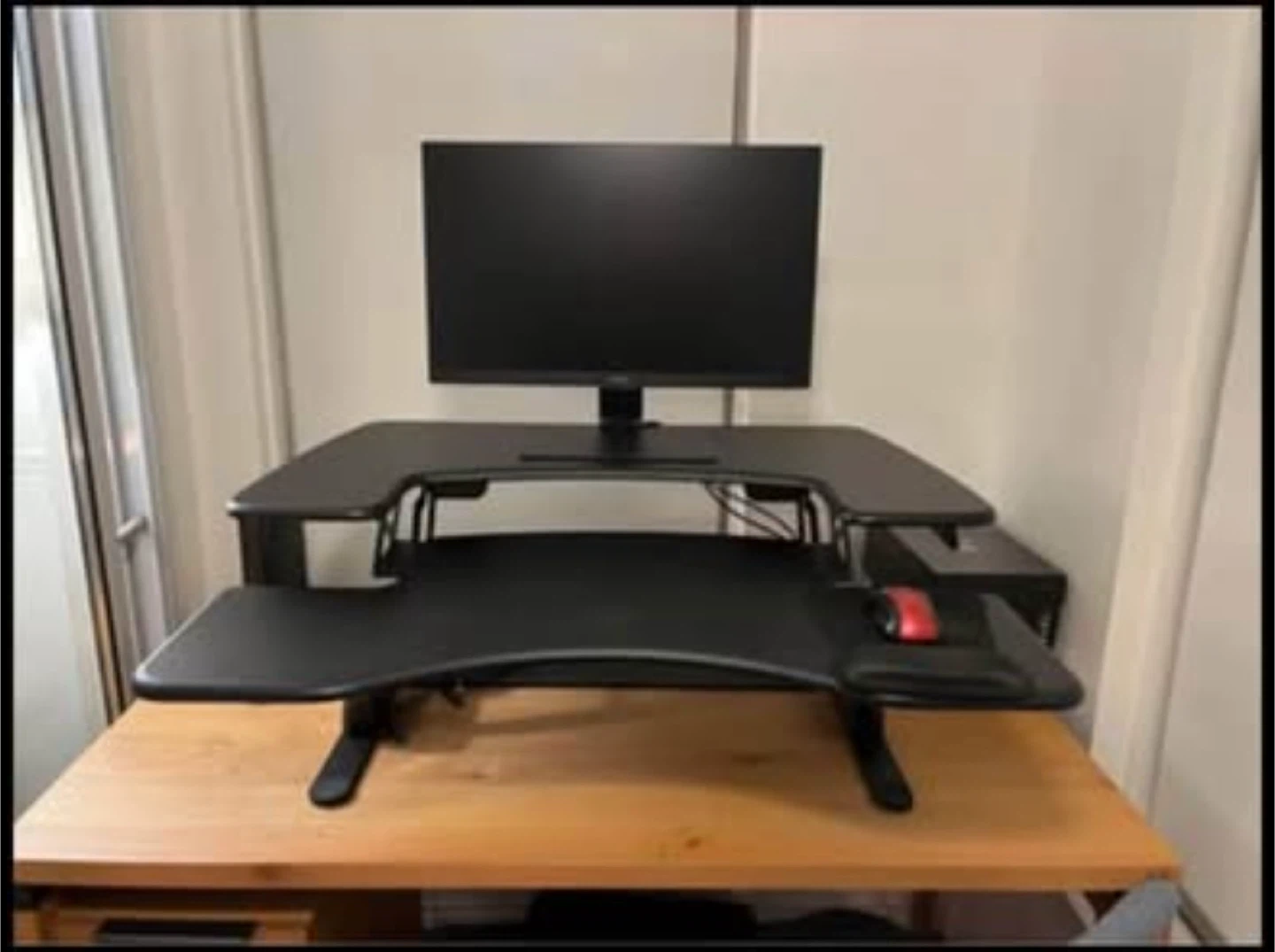 Standing Desk Converter 36" Wide - Black