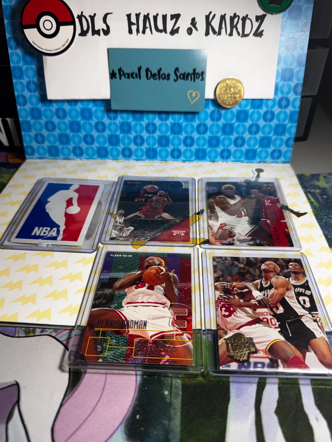 Dennis Rodman NBA Hoops & Fleer Basketball Cards