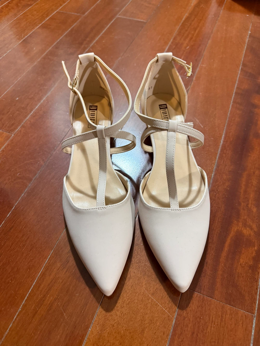 DIDIRU Women's Beige Ballet Flats Size 8