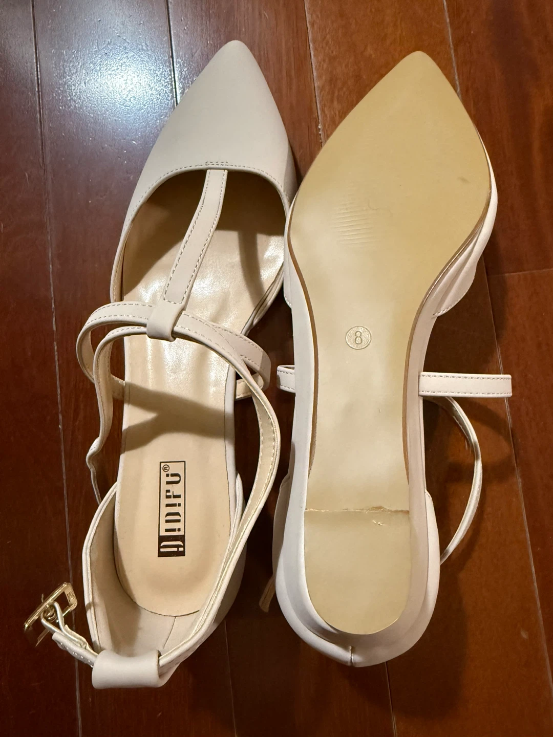DIDIRU Women's Beige Ballet Flats Size 8 - photo 3