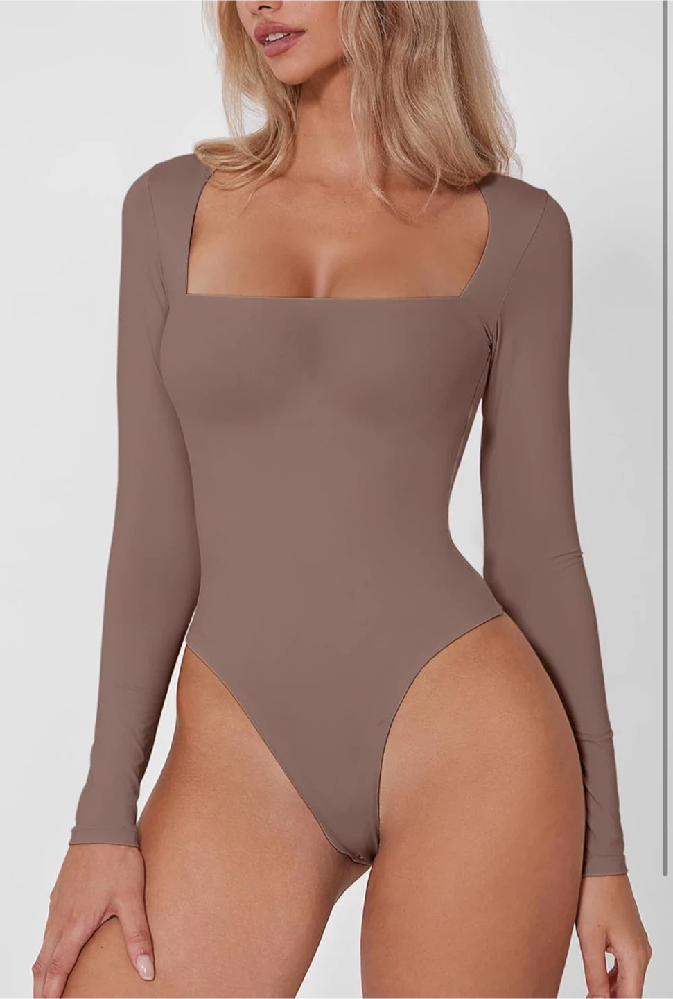 NEW! QINSEN Sexy Square Neck Sculpting Bodysuit - photo 4