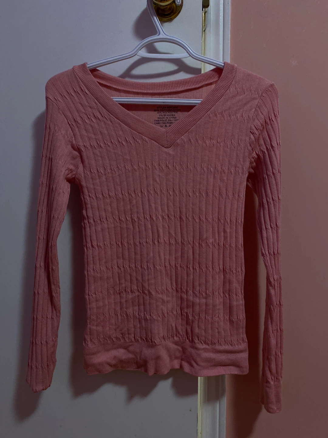 Bodycon V-Neck Women’s Knit Top