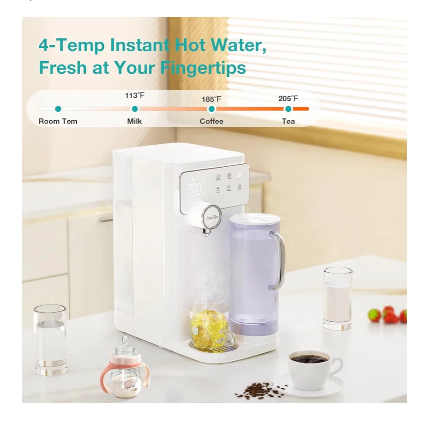 SimPure Y10H Hot Reverse Osmosis Water Filter Countertop - photo 2