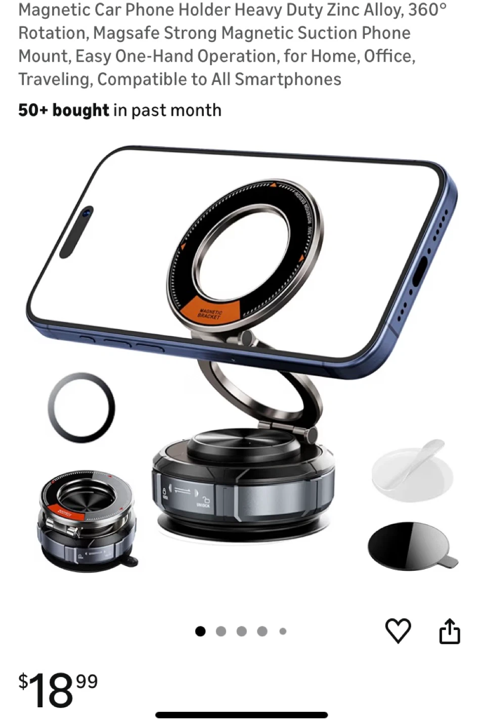 Magnetic Car Phone Holder