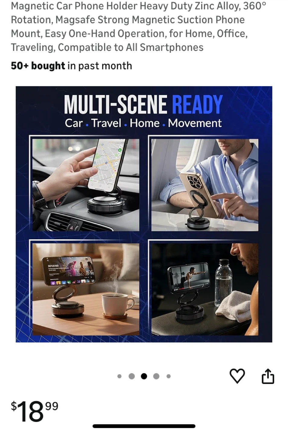 Magnetic Car Phone Holder - photo 5