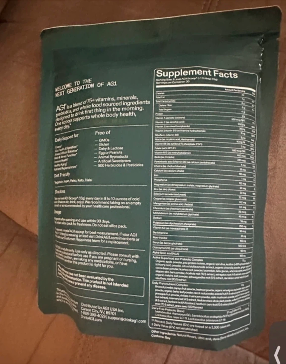 AG1 Daily Foundational Nutrition - photo 2
