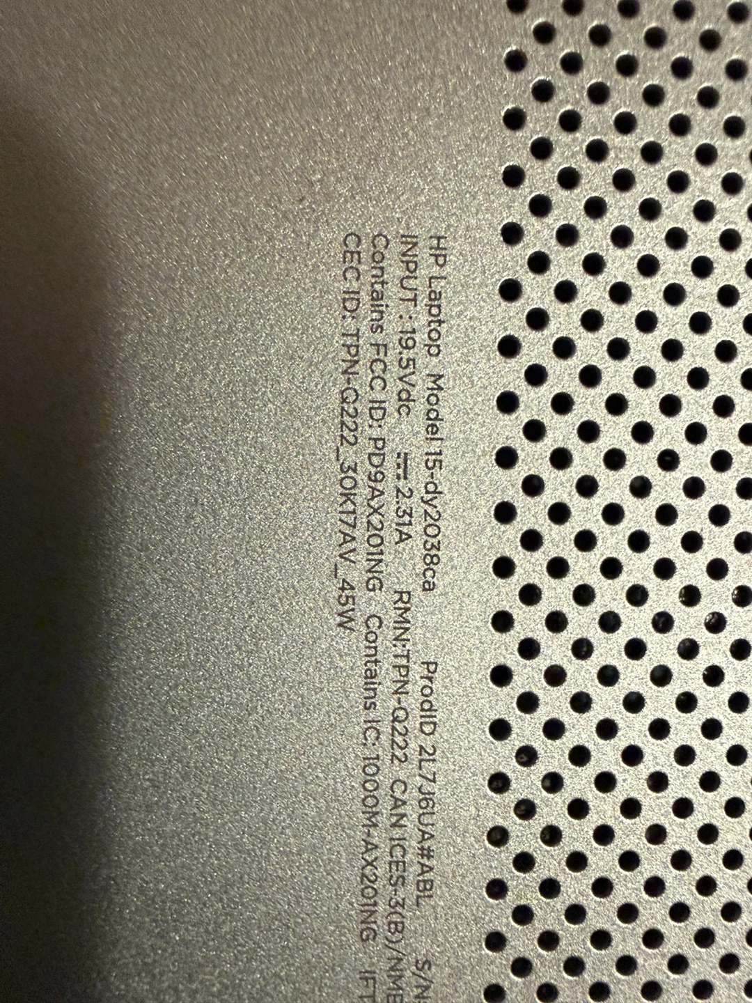 HP Laptop for Sale – Model 15-dy2058ca