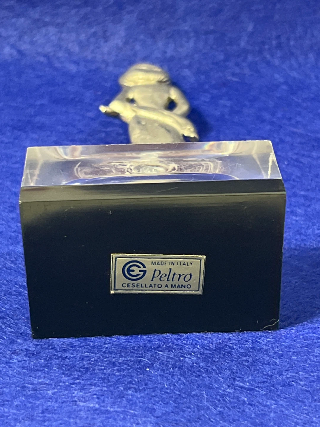 Vintage Peltro Italian Pewter Figurine – Hand Chiseled 🇮🇹 - photo 5