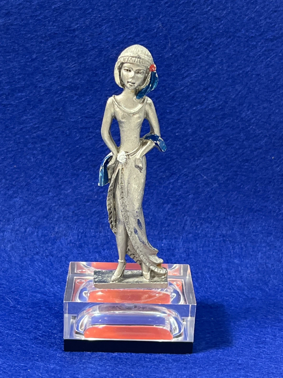 Vintage Peltro Italian Pewter Figurine – Hand Chiseled 🇮🇹