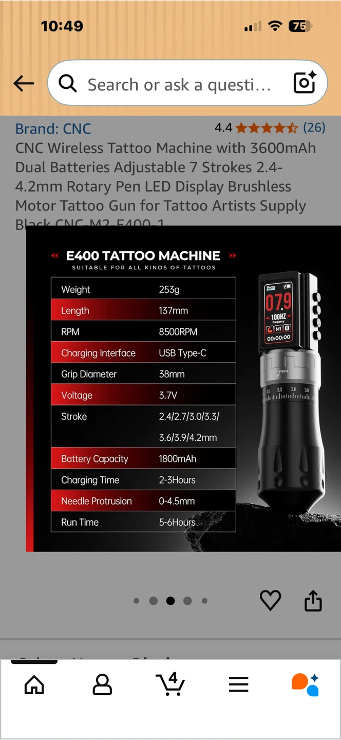 CNC Wireless Tattoo Machine - photo 5