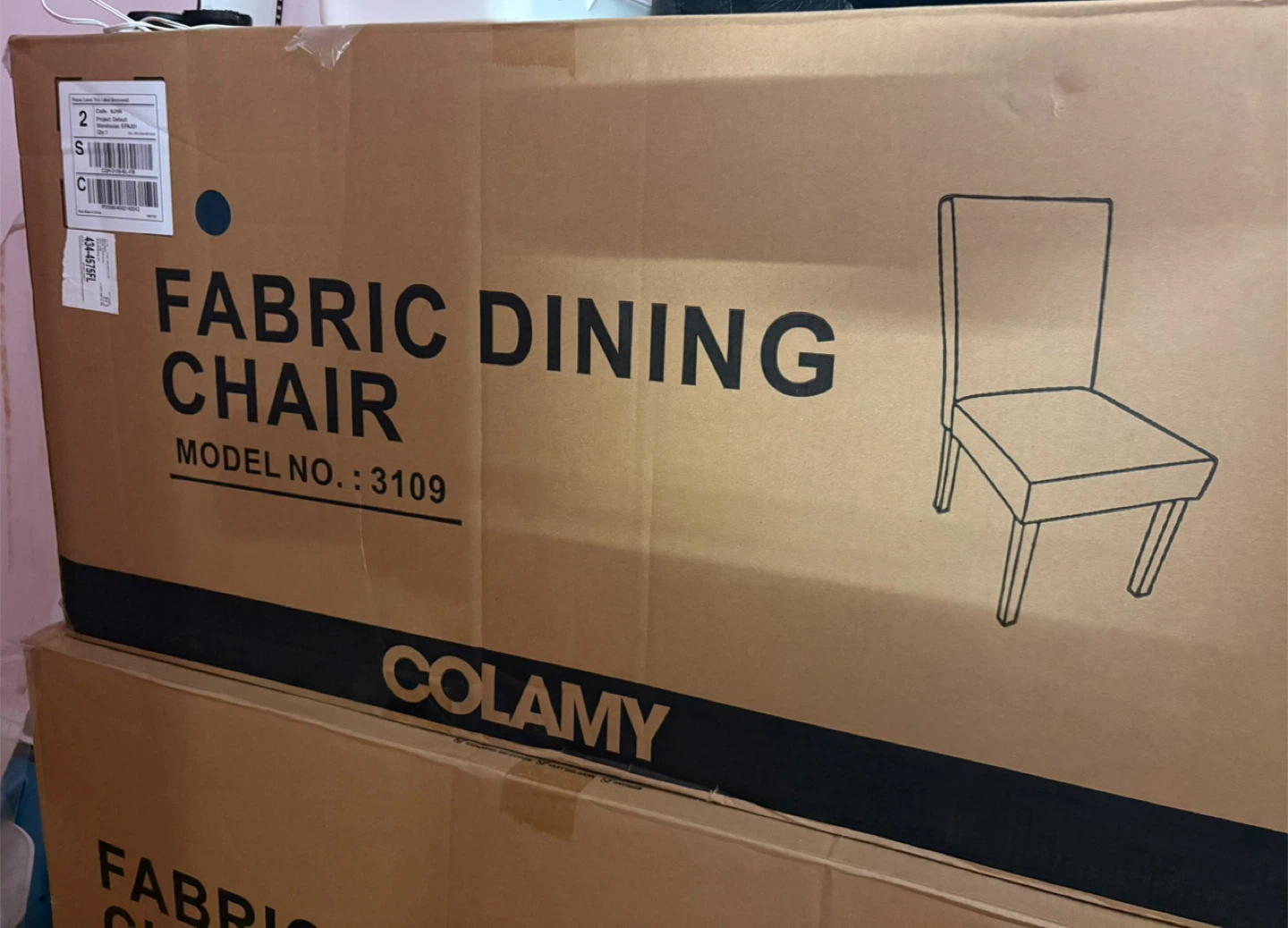 Box not opened Dining chairs