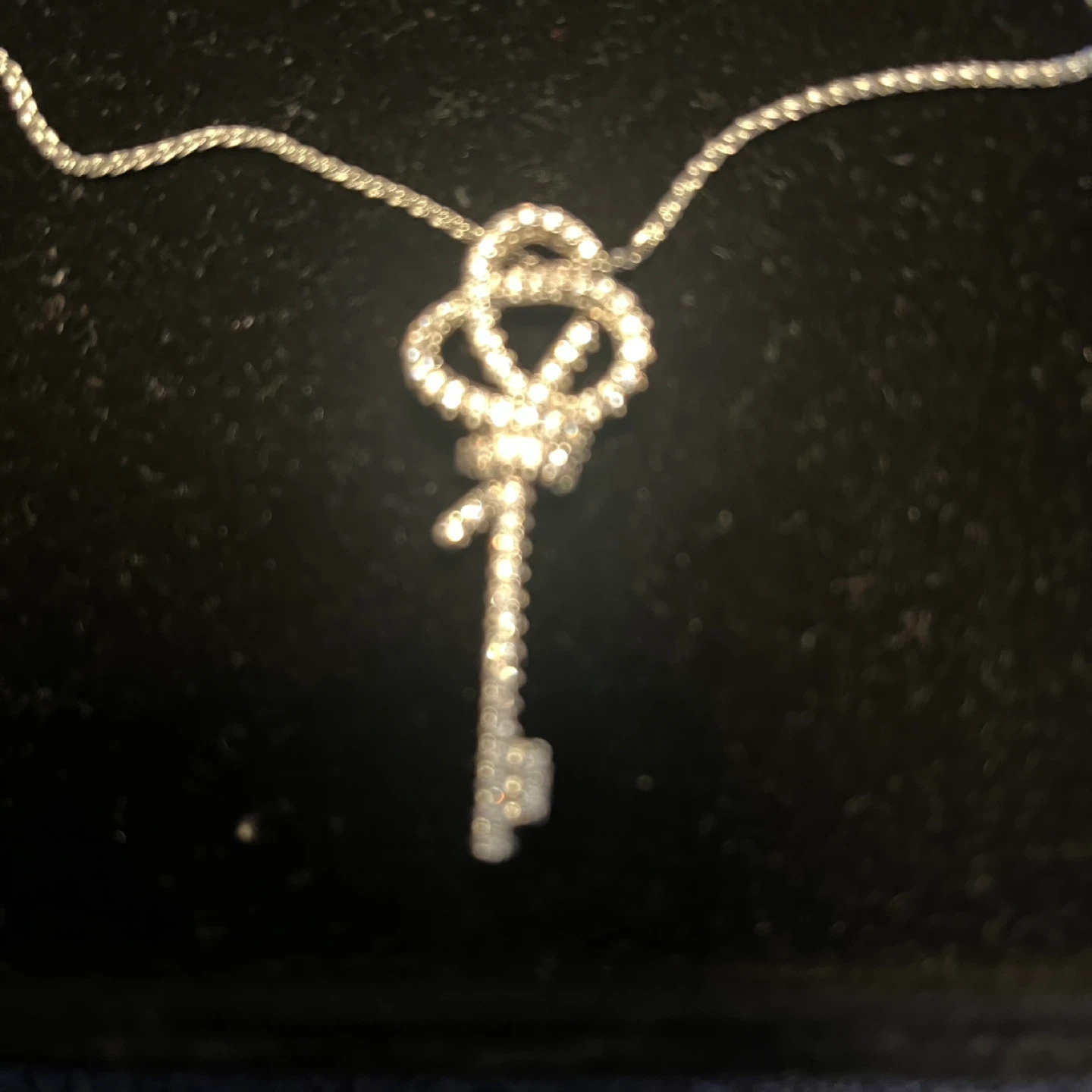 New silver key necklace - photo 2