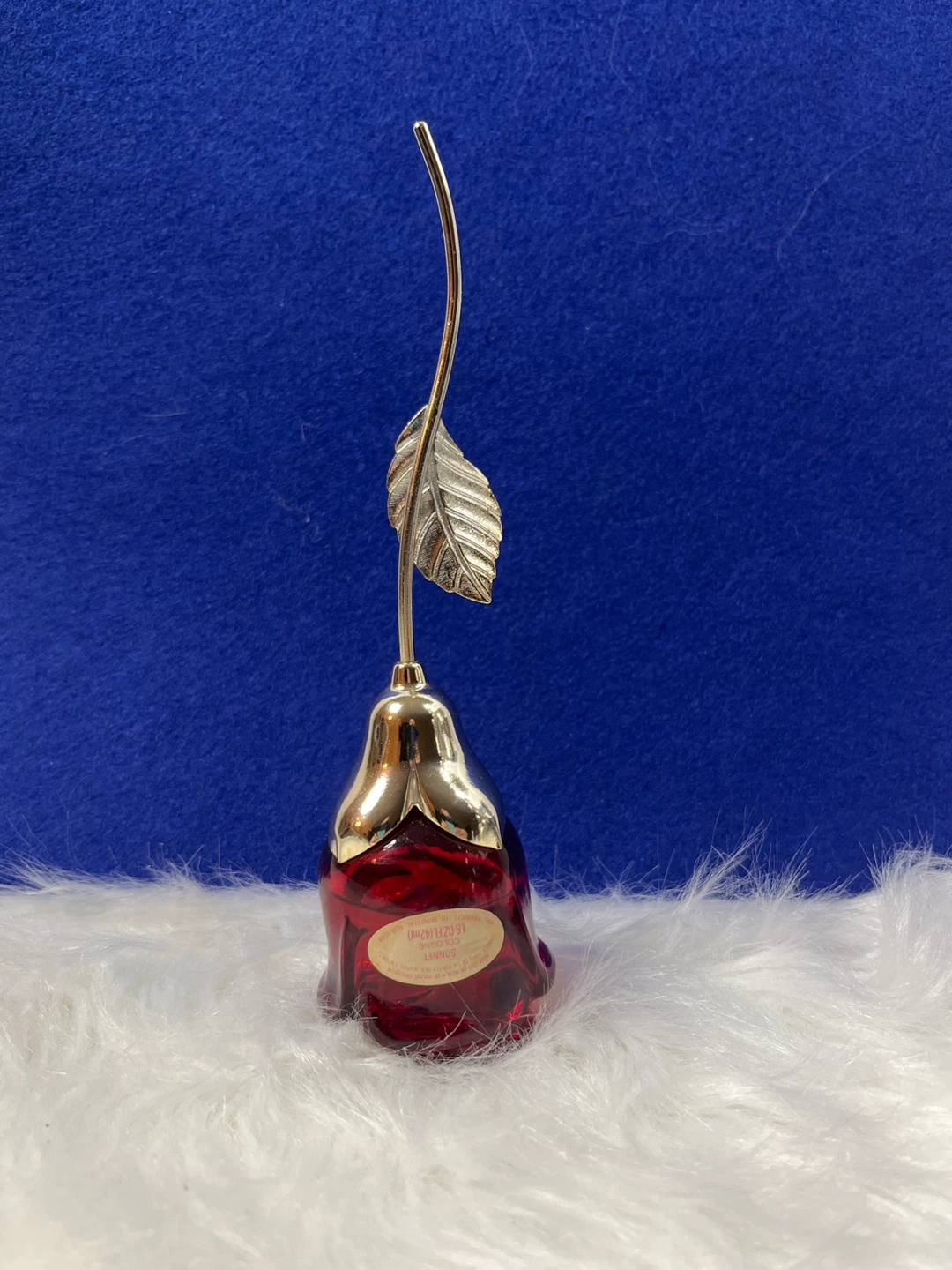 🌹 Vintage 1974 Avon "Courting Rose" Cologne Bottle