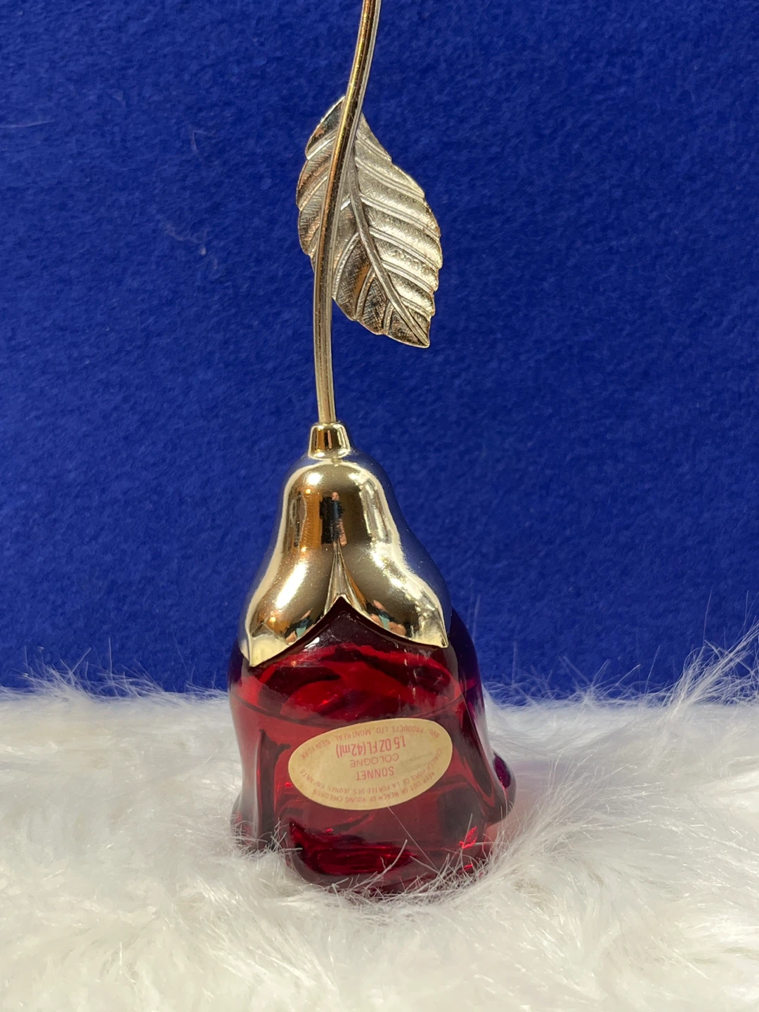 🌹 Vintage 1974 Avon "Courting Rose" Cologne Bottle - photo 2