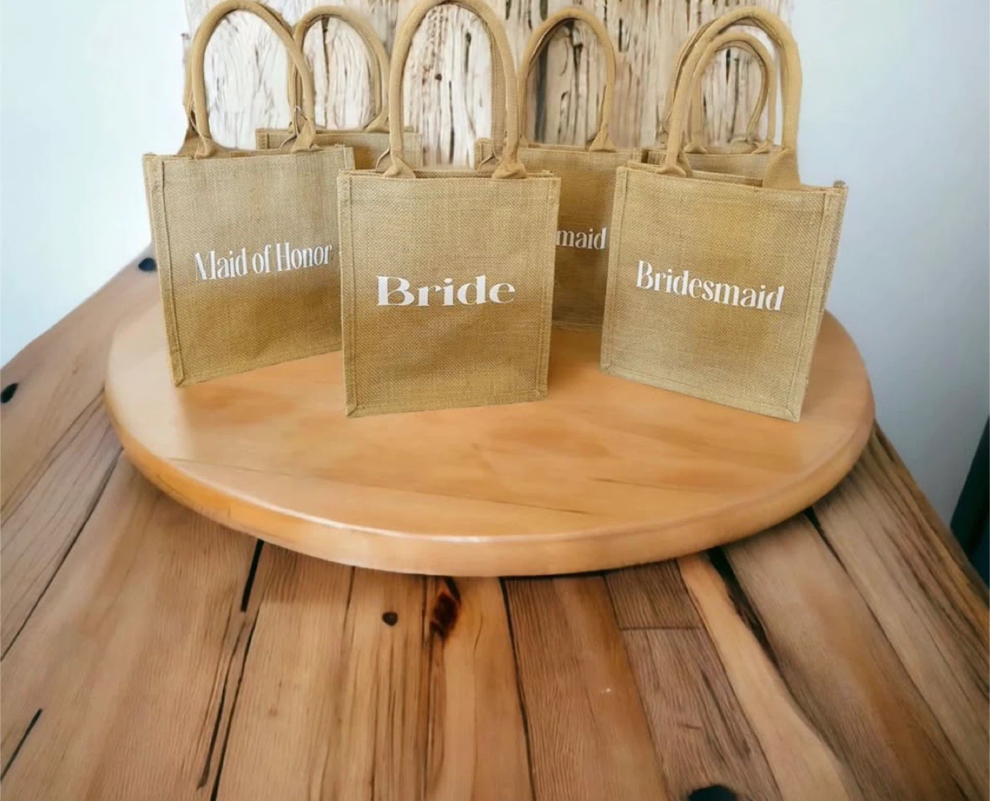 Customized Jute Tote Bag - photo 3