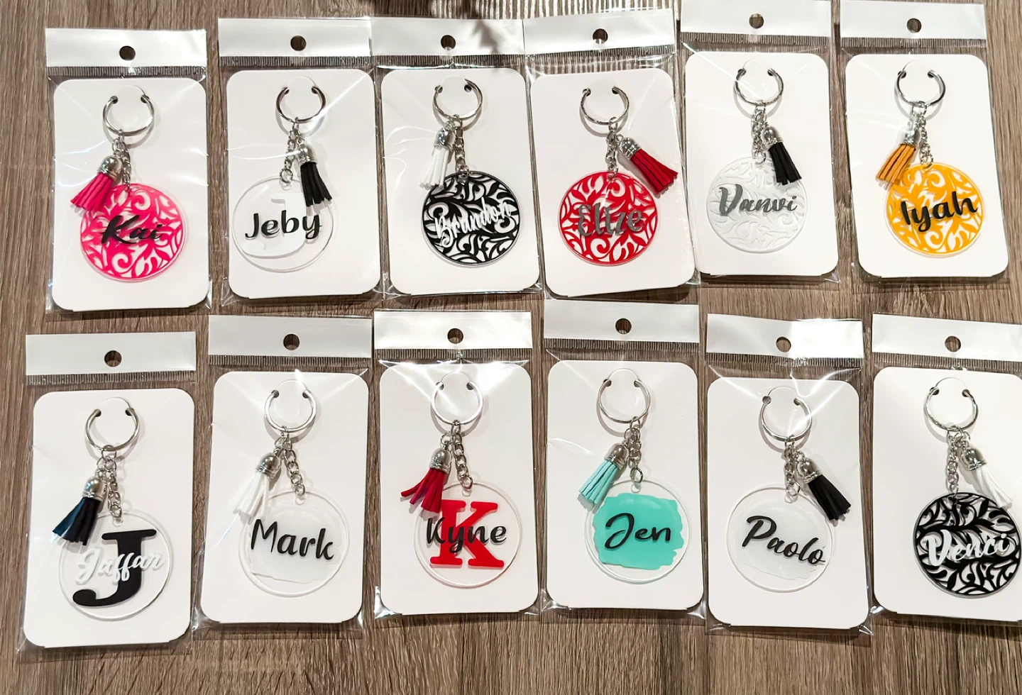 Customized Acrylic Keychain with tassel - photo 3