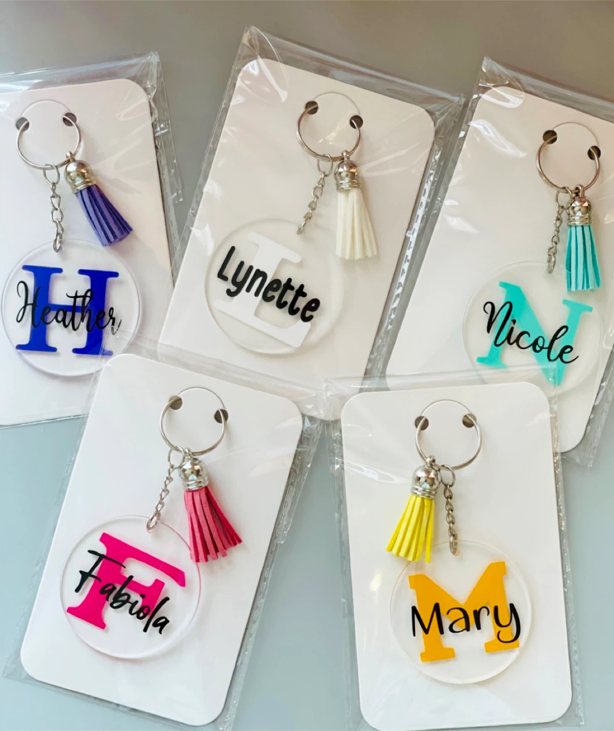 Customized Acrylic Keychain with tassel - photo 2