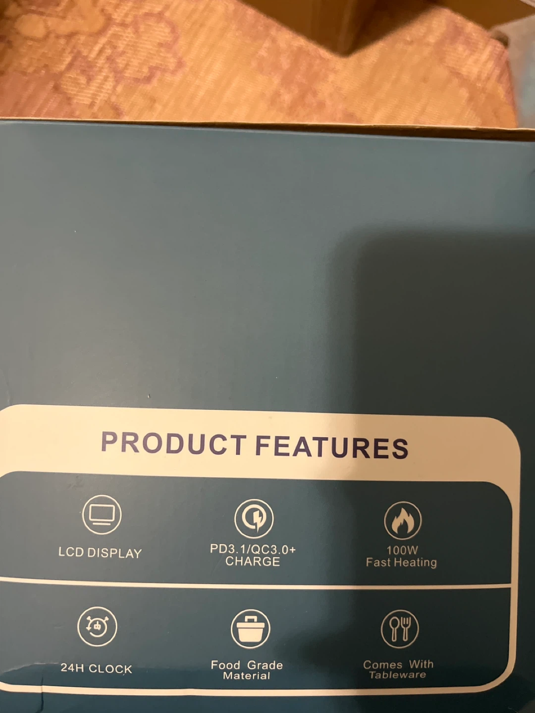 White Cordless Electric Lunch Box - photo 5
