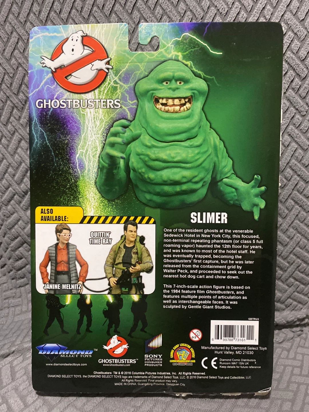 2016 Ghostbusters Slimer Action Figure Diamond Select Toys - photo 4