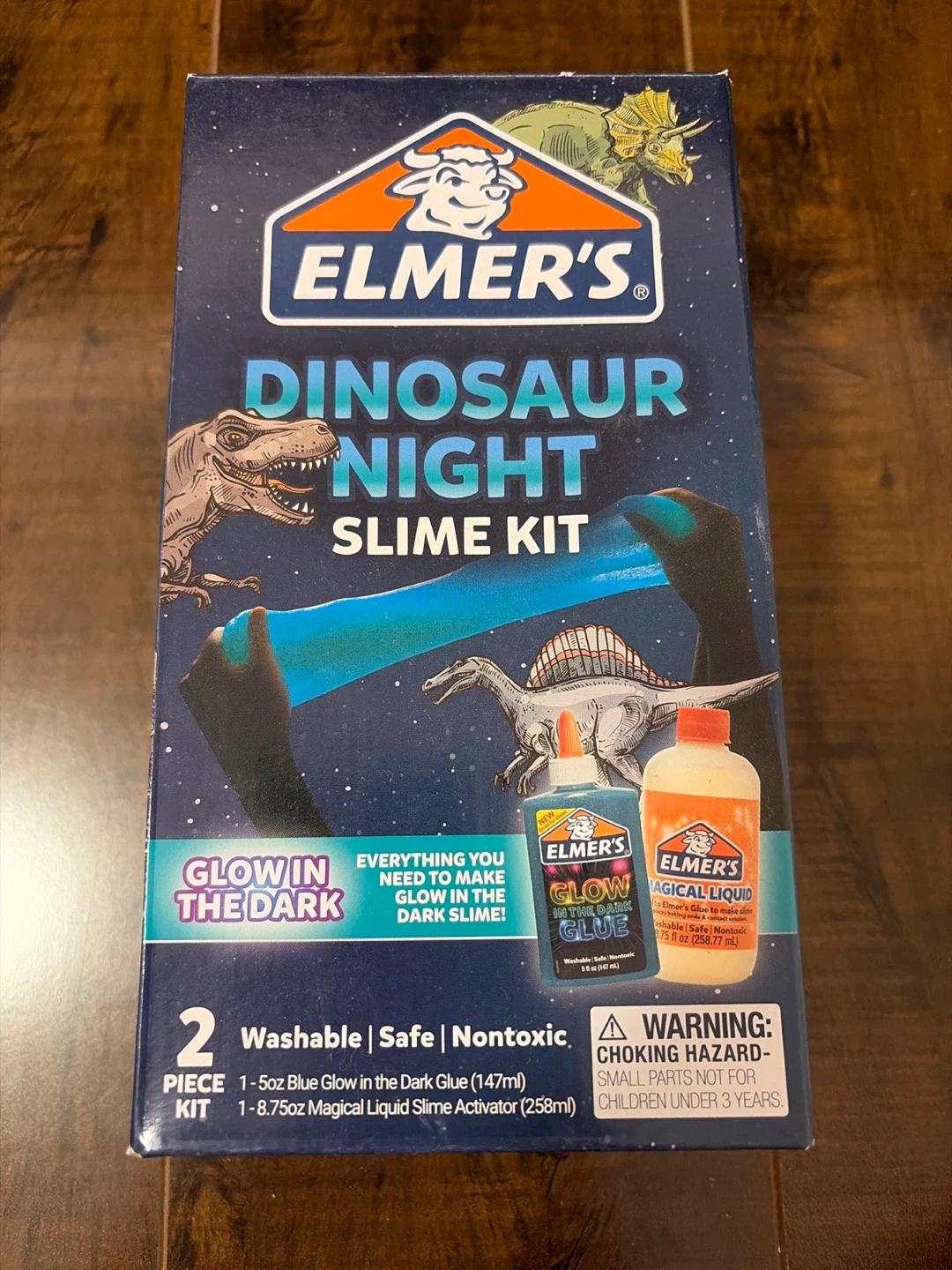 Elmer's Dinosaur Night Slime Kit