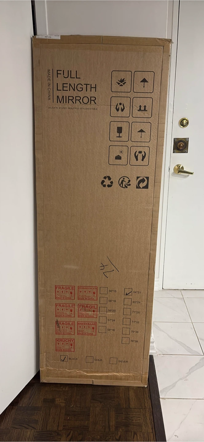 64”& 21” full body mirror - photo 3