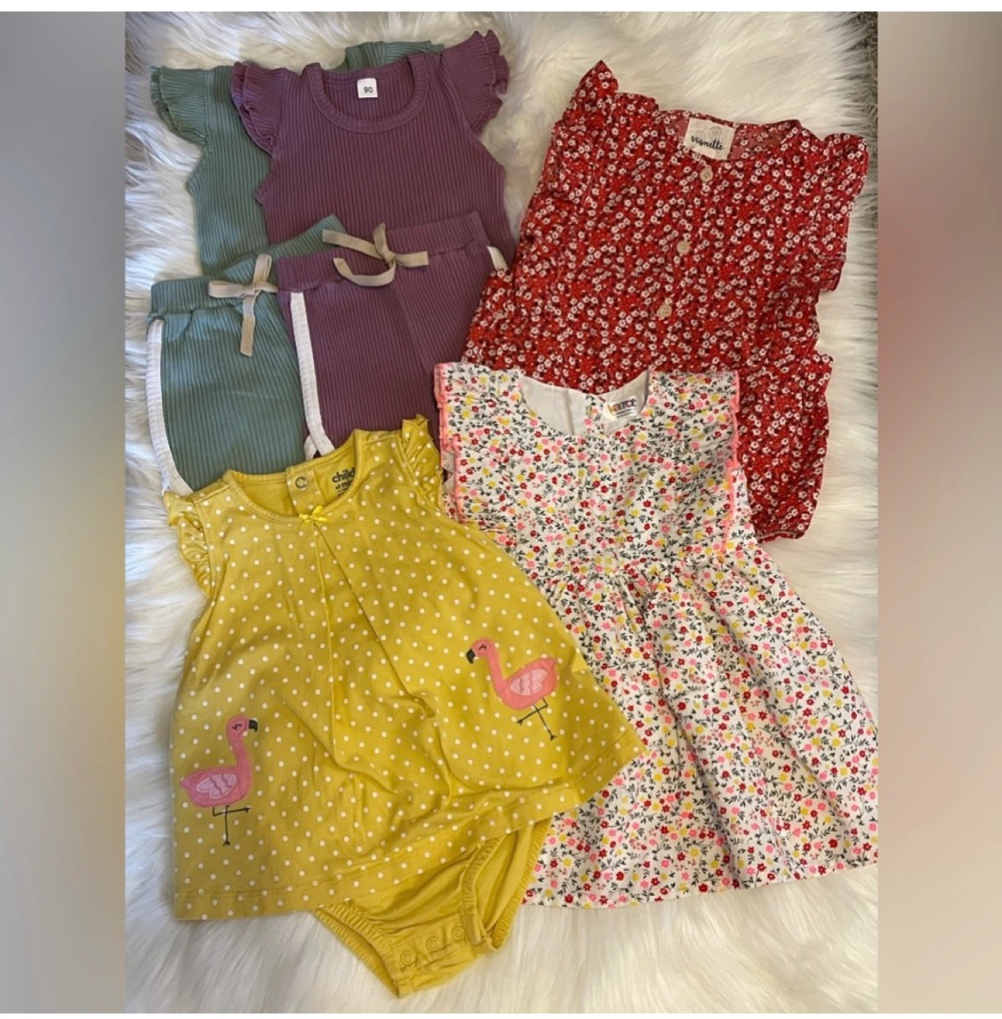BABY OUTFIT MIXED BRAND SPRING/SUMMER BUNDLE SIZE 12/18M