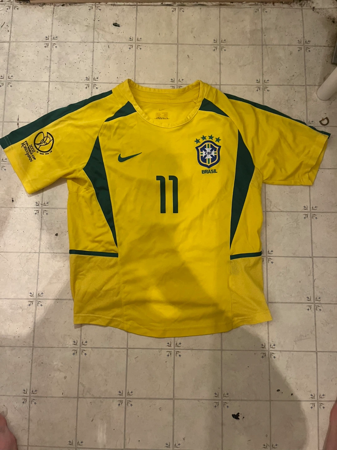 Nike Brazil National Team Ronaldinho #11 Soccer Jersey