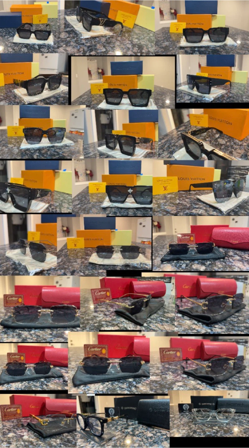 Selling authentic designer glasses
