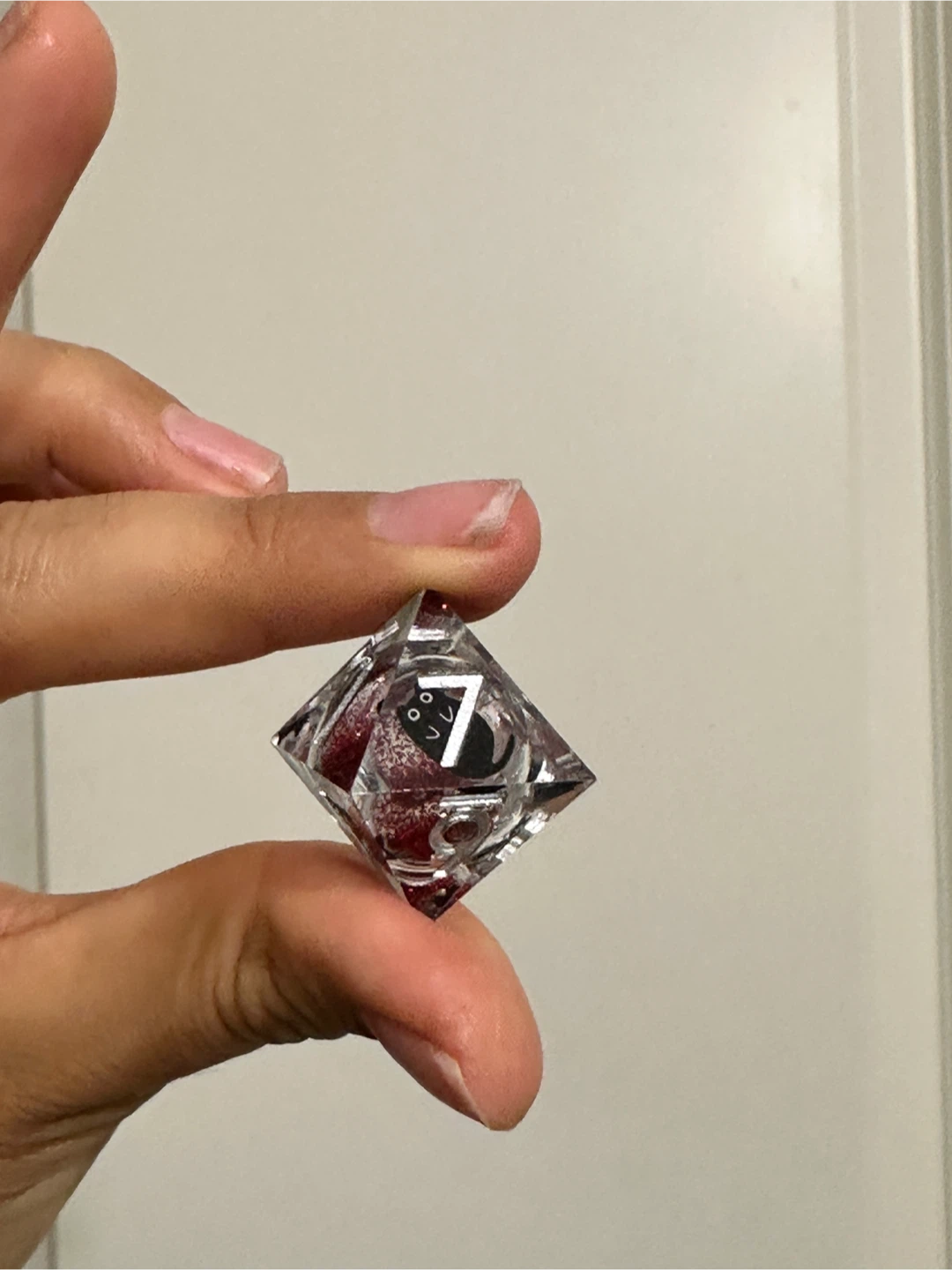 🆕 Liquid Core Dice Set x7 - Red - photo 3
