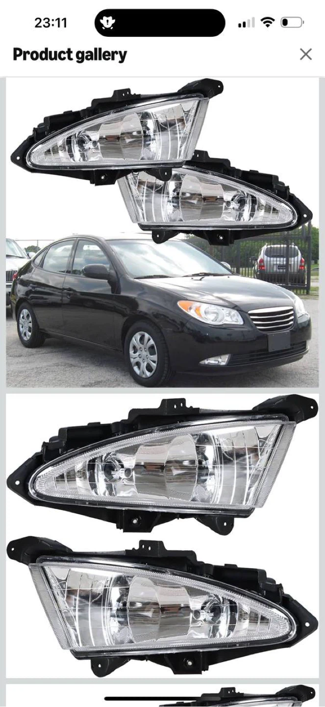 Hyundai Elantra Fog Lights 2007–2010 – New Set 💡 - photo 2
