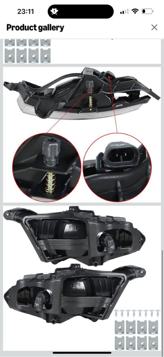 Hyundai Elantra Fog Lights 2007–2010 – New Set 💡 - photo 4