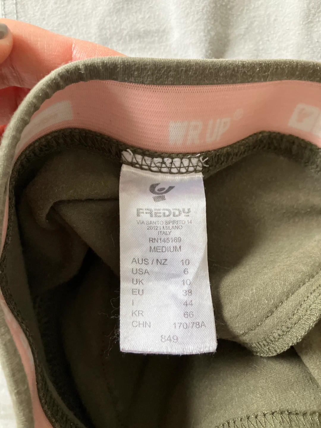 Freddy WR.UP Pants - Grey & Olive Green - photo 5