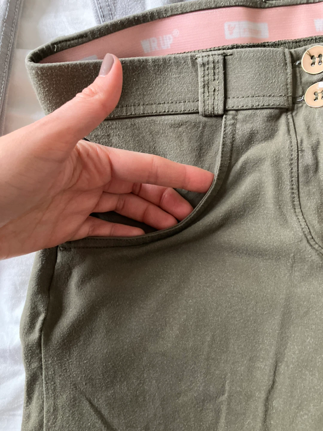 Freddy WR.UP Pants - Grey & Olive Green - photo 4