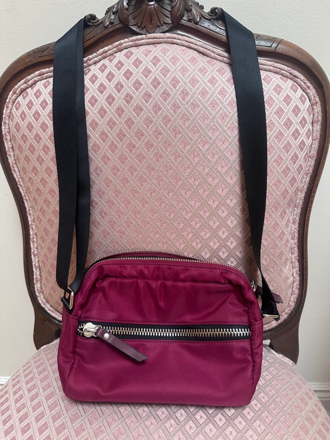 Roots 73 Crossbody Bag - Deep Pink