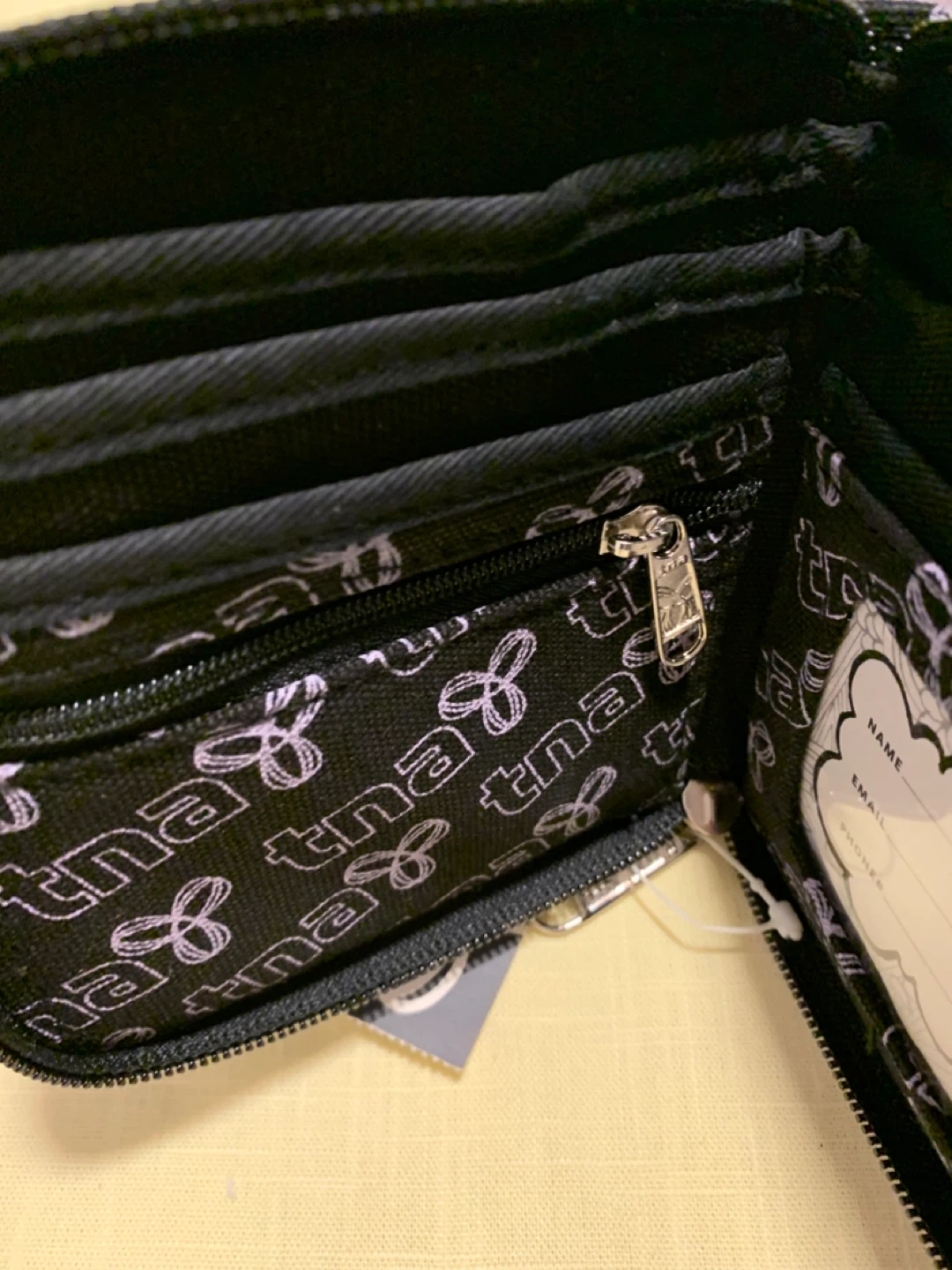 TNA Black Zip Around Wallet , Artizia  brand. - photo 3