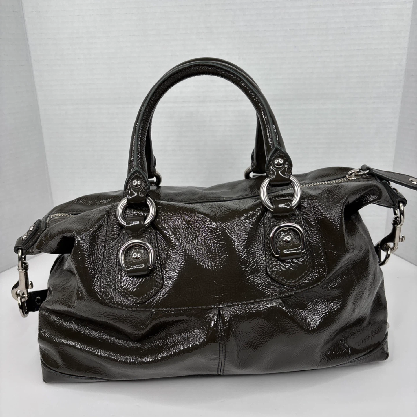 Coach Madison Sabrina 14178 Olive Grey Purse Bag - photo 2