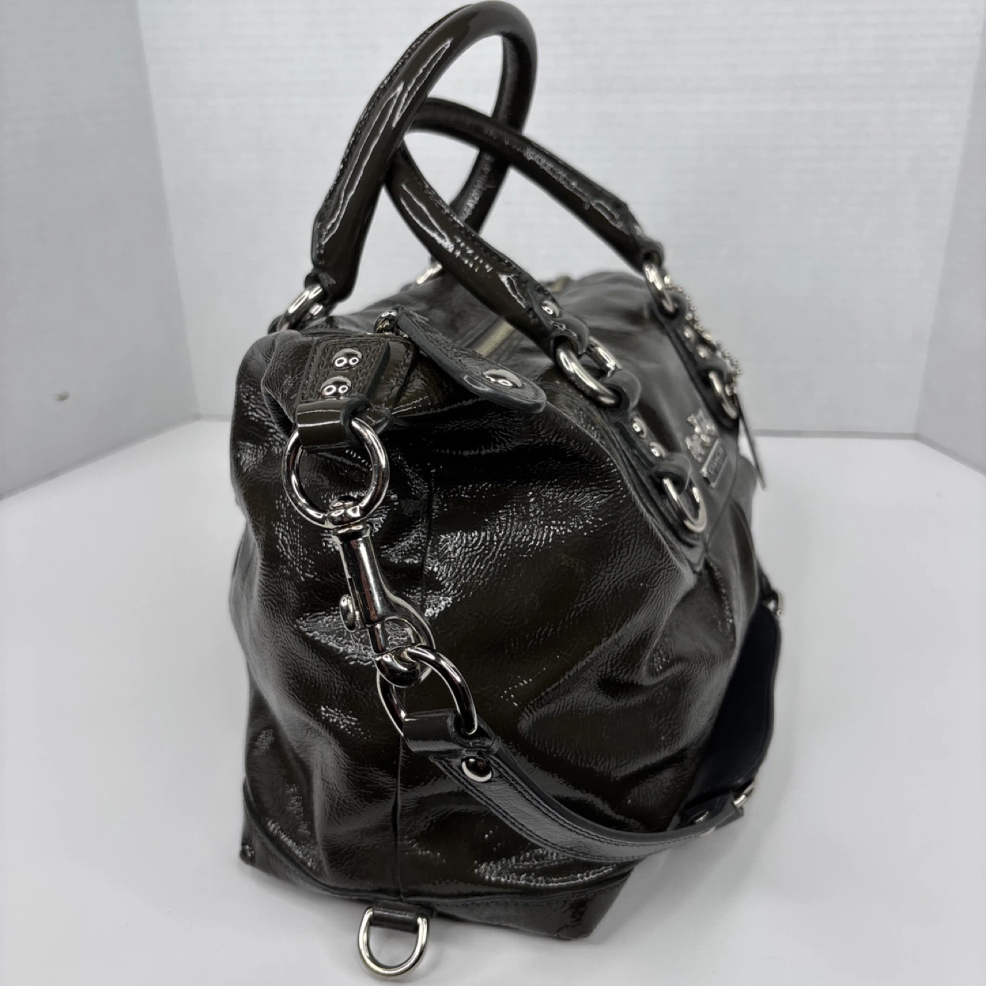 Coach Madison Sabrina 14178 Olive Grey Purse Bag - photo 4