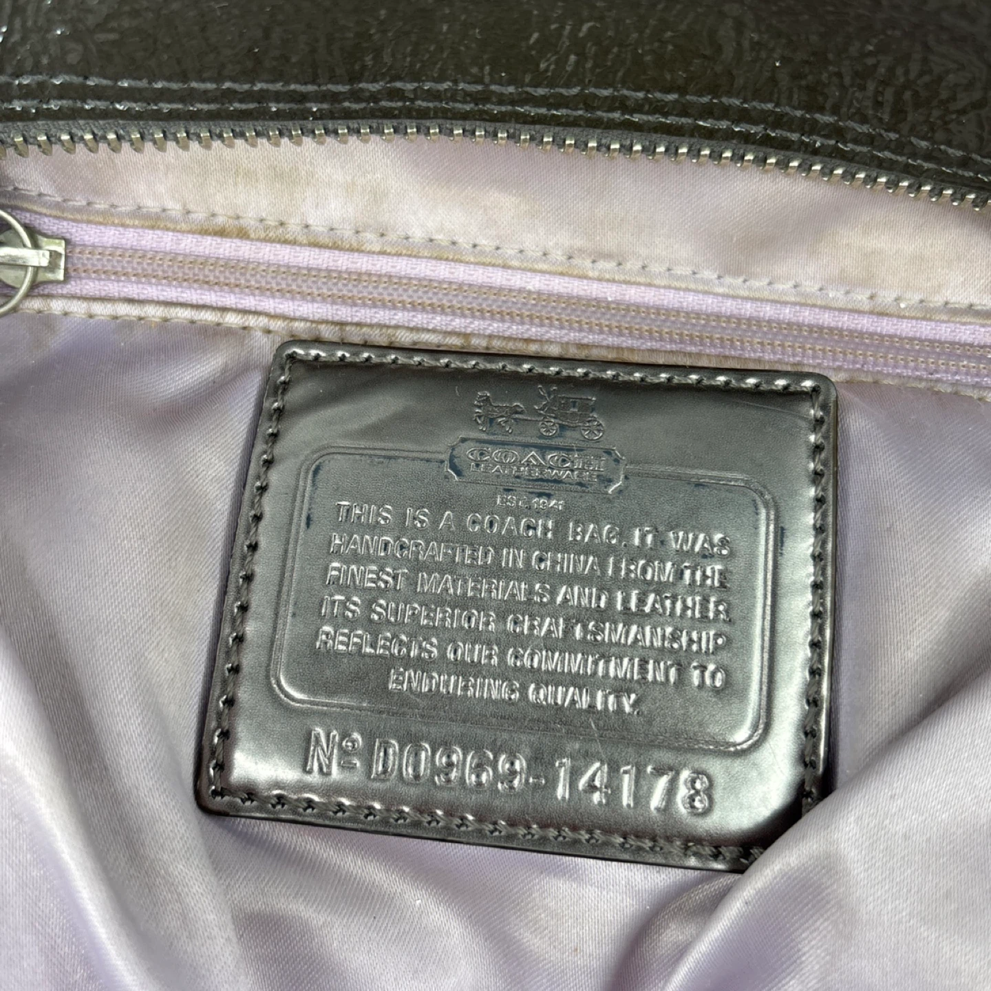 Coach Madison Sabrina 14178 Olive Grey Purse Bag - photo 5