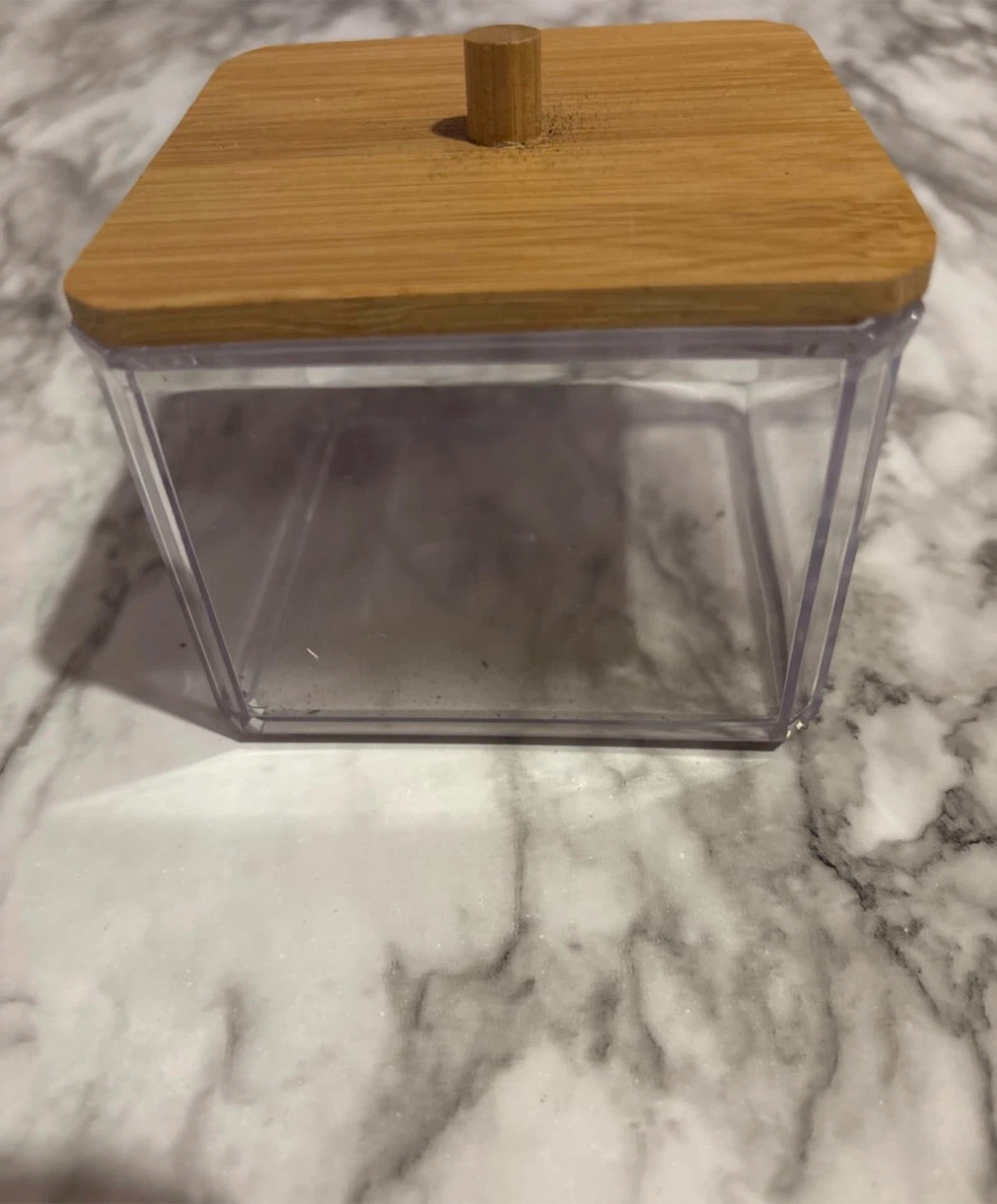 Brand new Bamboo Cotton Swab Holder - photo 3
