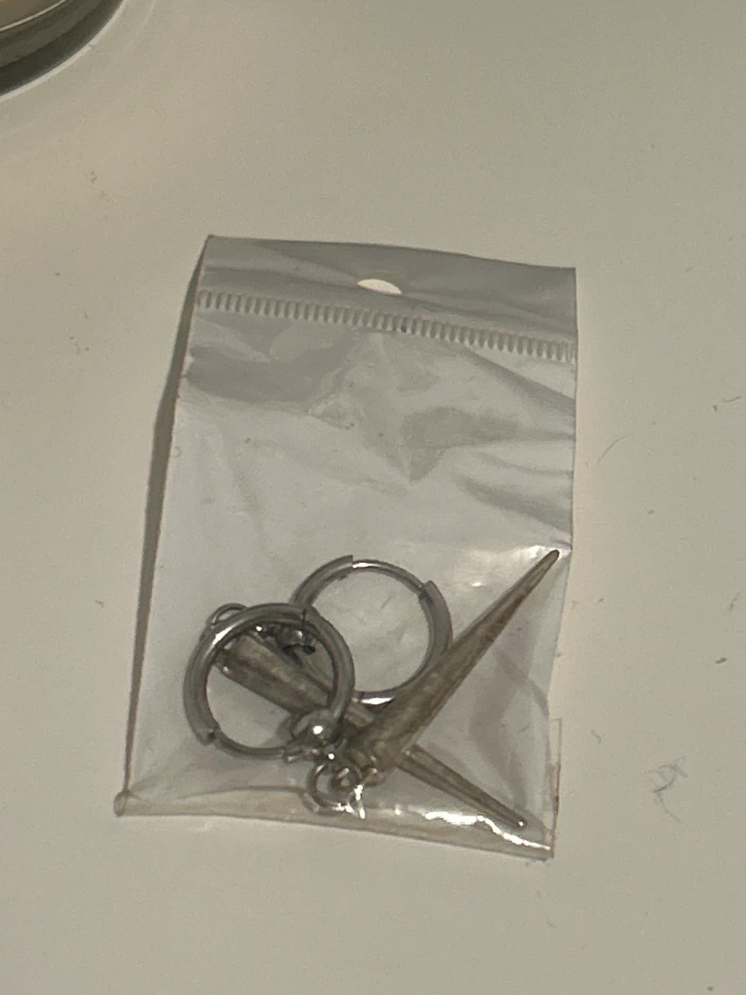 Spike and Hoop Earrings Set - photo 2